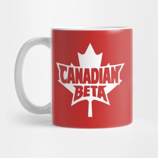 Canadian Beta - American Alpha Parody Mug